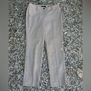 Talbots "Signature" straight-leg plaid dress pants - size 6P